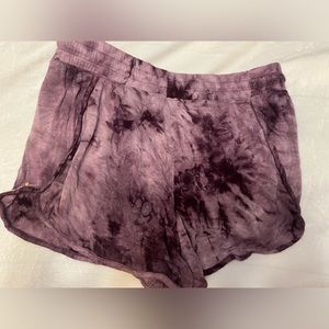 Danskin Purple Tie-Dye Women's Shorts